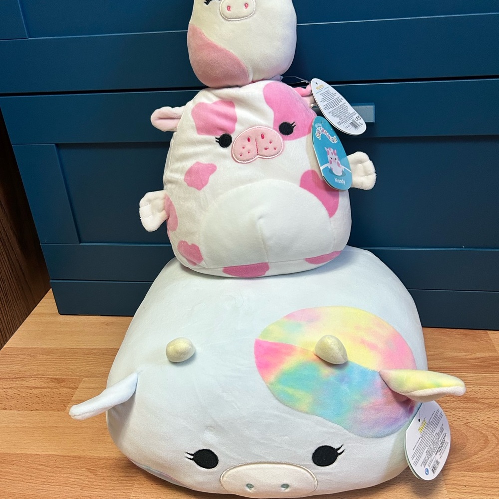 Squishmallows Cow Bundle